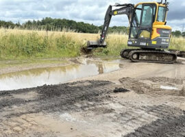 Besthorpe track repairs
