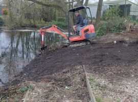 More North Pond work