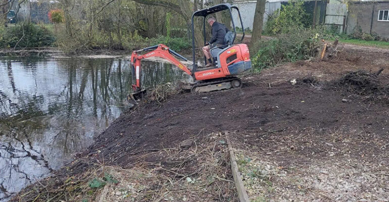 More North Pond work